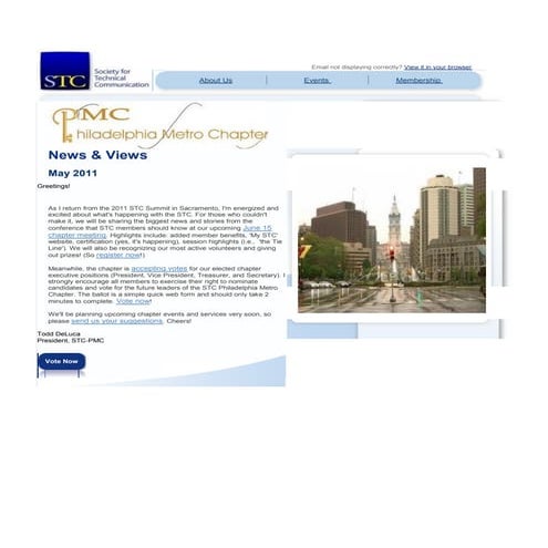 STC PMC Newsletter 2011-05