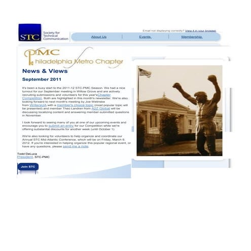 STC PMC Newsletter 2011-09