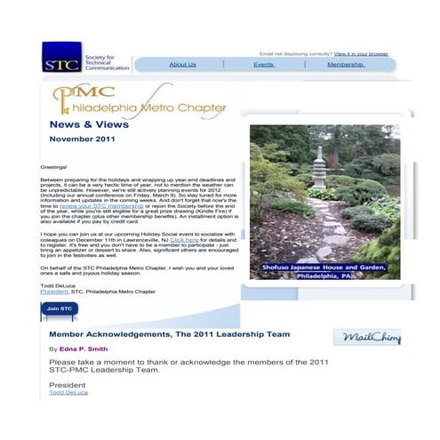 STC PMC Newsletter 2011-11