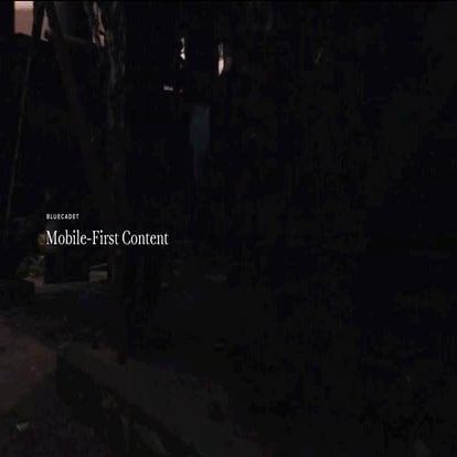 STC-PMC November 2016 Presentation - Mobile First Content