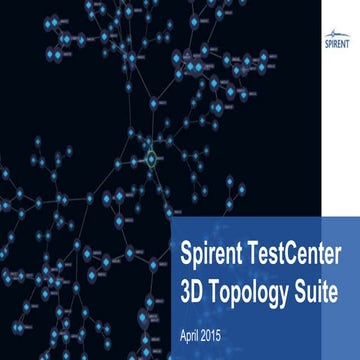 Spirent 3D Topology Suite