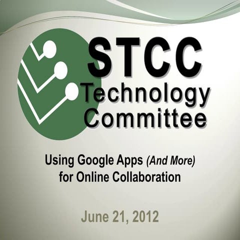 Stcc tech comm 2012 06-21 presentation