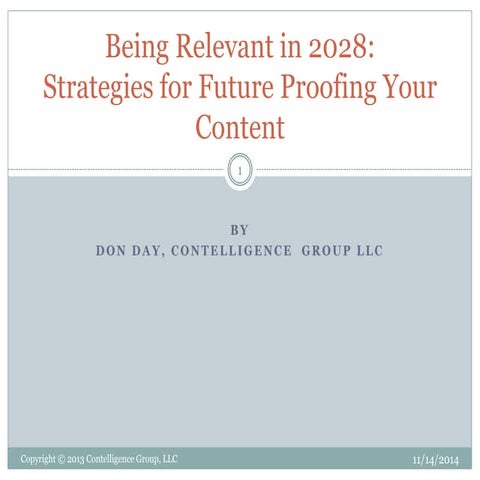 STC India 2013 don day-being relevant in 2028