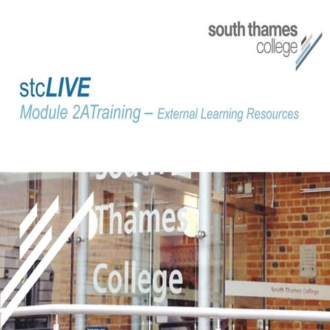 StcLive Module 2A Training