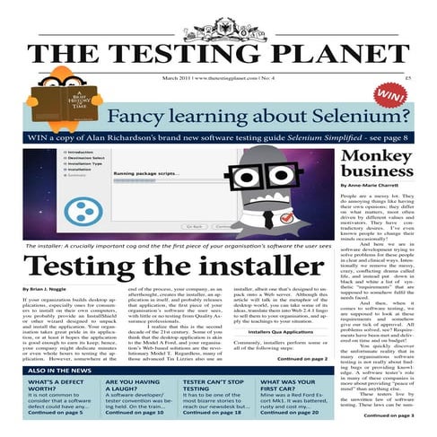 The Testing Planet Issue 4