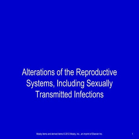 Abnormalities with STD's 