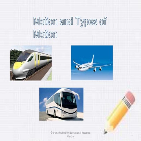 Motion and Types of motion