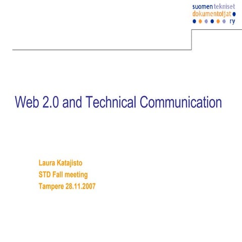 Web 2.0 and Technical Communication