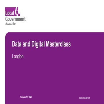 London data and digital masterclass for councillors slides 14-Feb-20