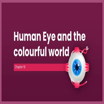 Human eye and Colourful world | Class 10 Physics | TO BUY Contact- 7574932794