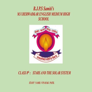 Std 8th Science Chapter 17 STARS AND THE SOLAR SYSTEM.pptx