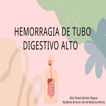 Sangrado de tubo digestivoooooooooooooooo