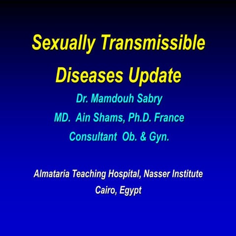 Sexually Transmissible Diseases Update