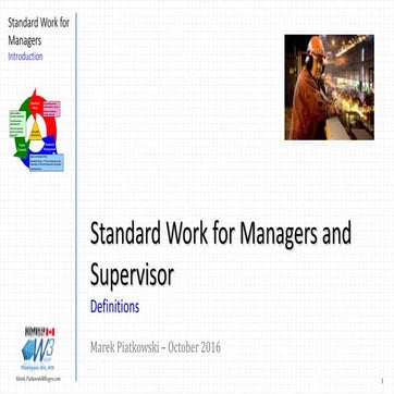 Stdw for managers and supervisors   october 2016