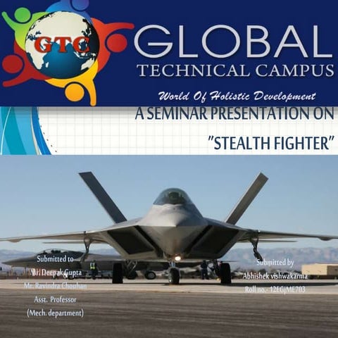 Stealth fighter technolgy