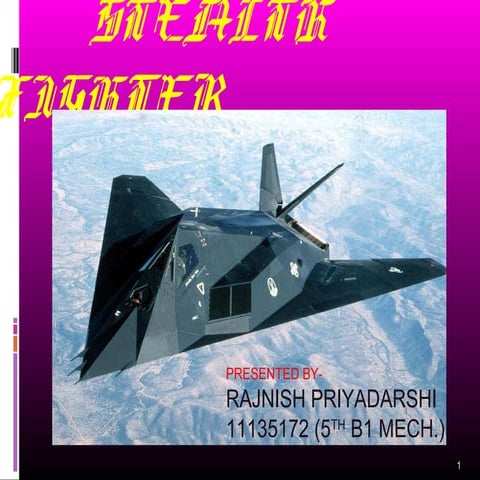 Stealth fighter | PPT
