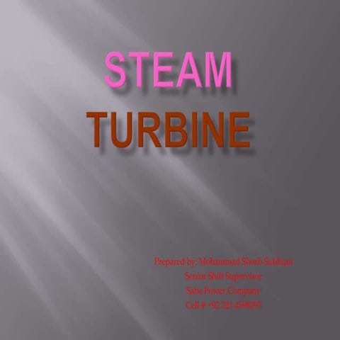 Steam turbine