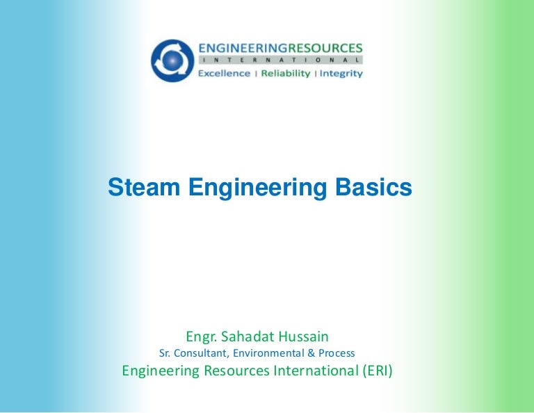 Steam Engineering basics