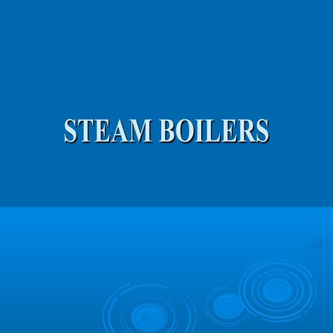 Steam boiler