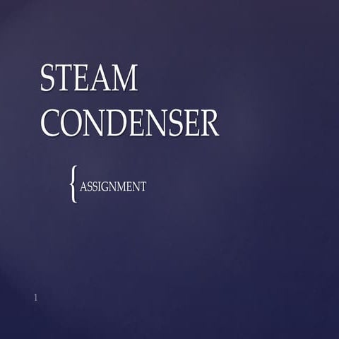 Steam condenser