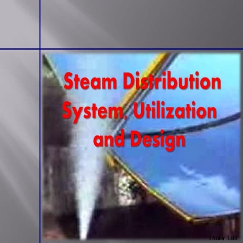 Steam distribution system, utilization and design