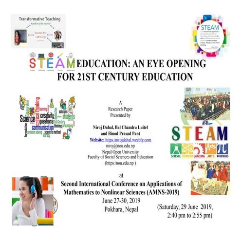STEAM EDUCATION: AN EYE OPENING FOR 21st CENTURY EDUCATION