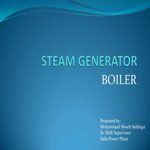 Steam generator part 1