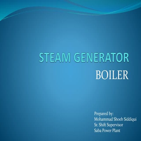 Steam generator part 2
