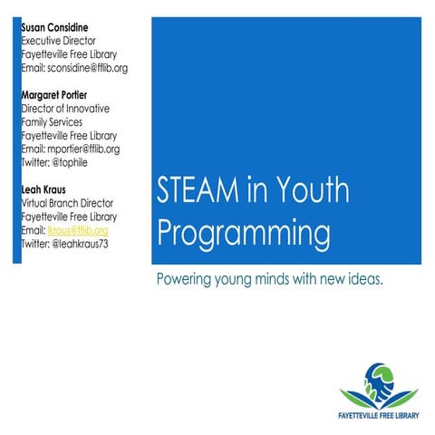 STEAM in Youth Programming