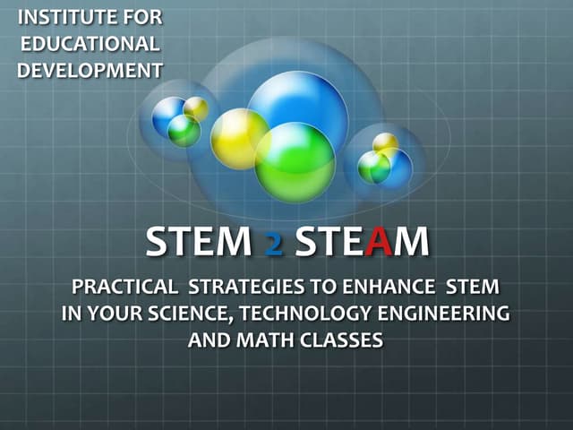 IED STEAM presentation Nov 23 24