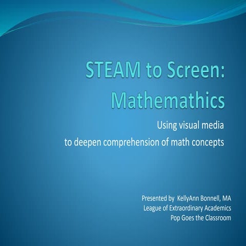 Screen to STEAM: | PPTX