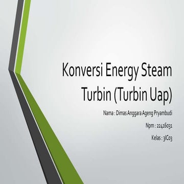 Steam turbin