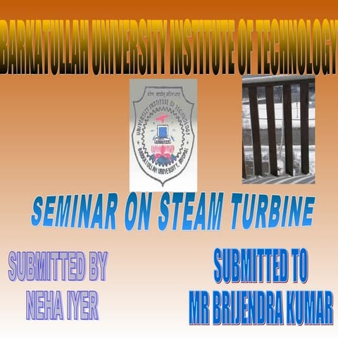 Steam turbine