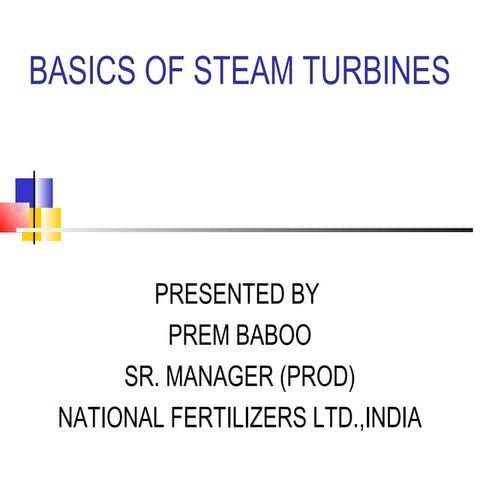 Steam turbines