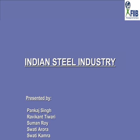 Steel Industry In India