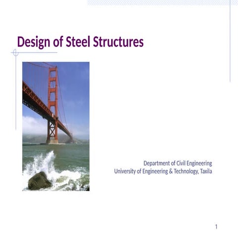 Steel structure for civil engineering professionals chapter one