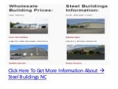 Steel Buildings NC