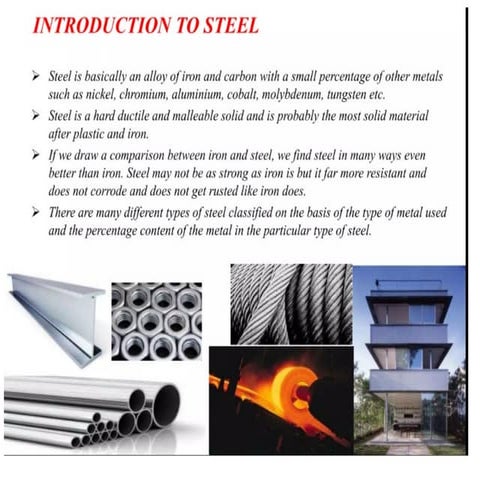 Steel materials used in Society Final.pptx
