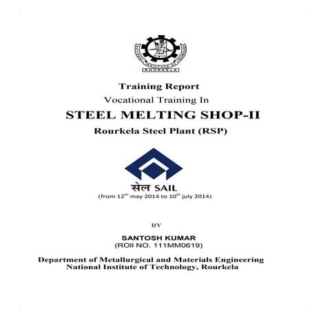 Steel melting shop (sms) - 2