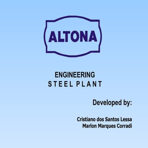 Steel plant presentation