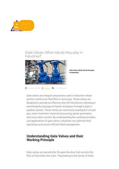 Steam Power Unleashed: Gate Valves in Power Generation