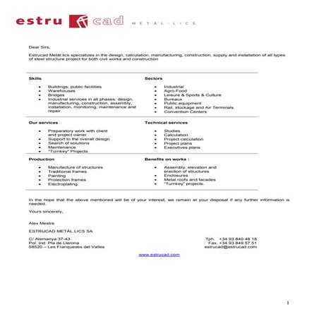 Steel structures estrucad eng