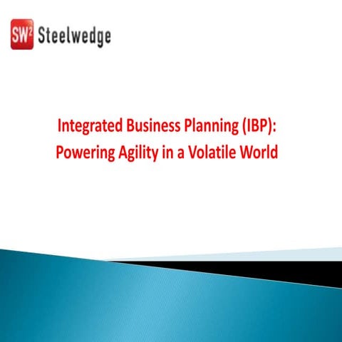 Steelwedge Integrated Business Planning