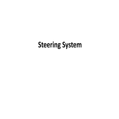 Steering for general automobile 