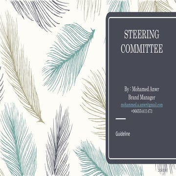 Steering committee 