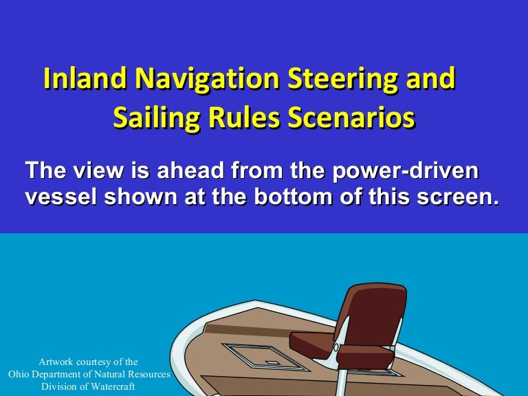 Steering & Sailing Rules Scenarios