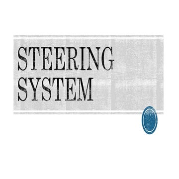 STEERING SYSTEM.pptx