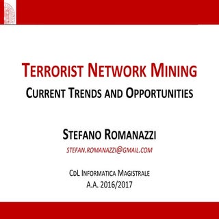 Stefano romanazzi terrorist network...