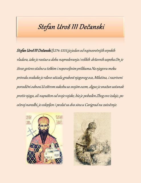 Stefan Uroš III Dečanski