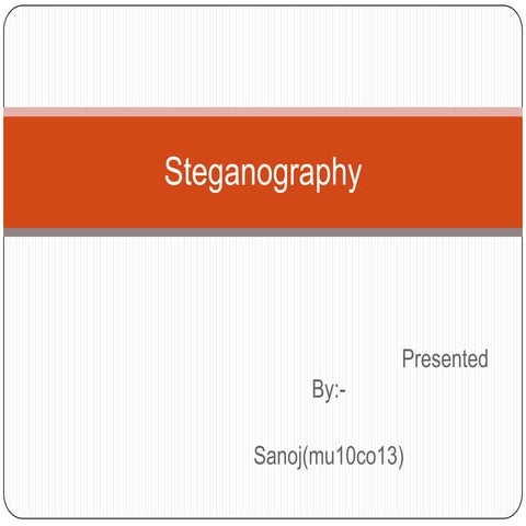 Steganography basic